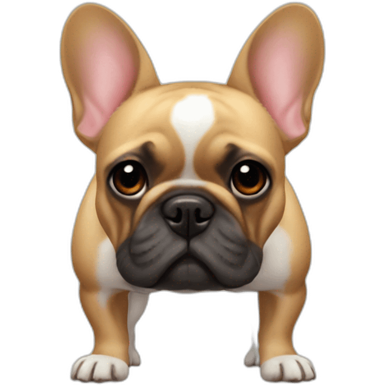 french bulldog butt emoji