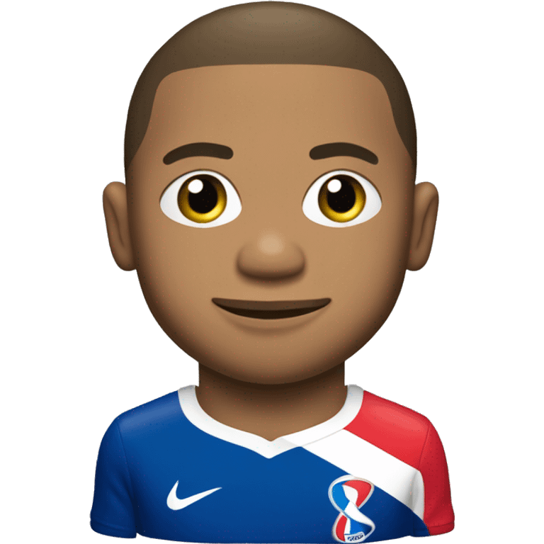 Mbappe with the jersey of france for euro 2024 emoji