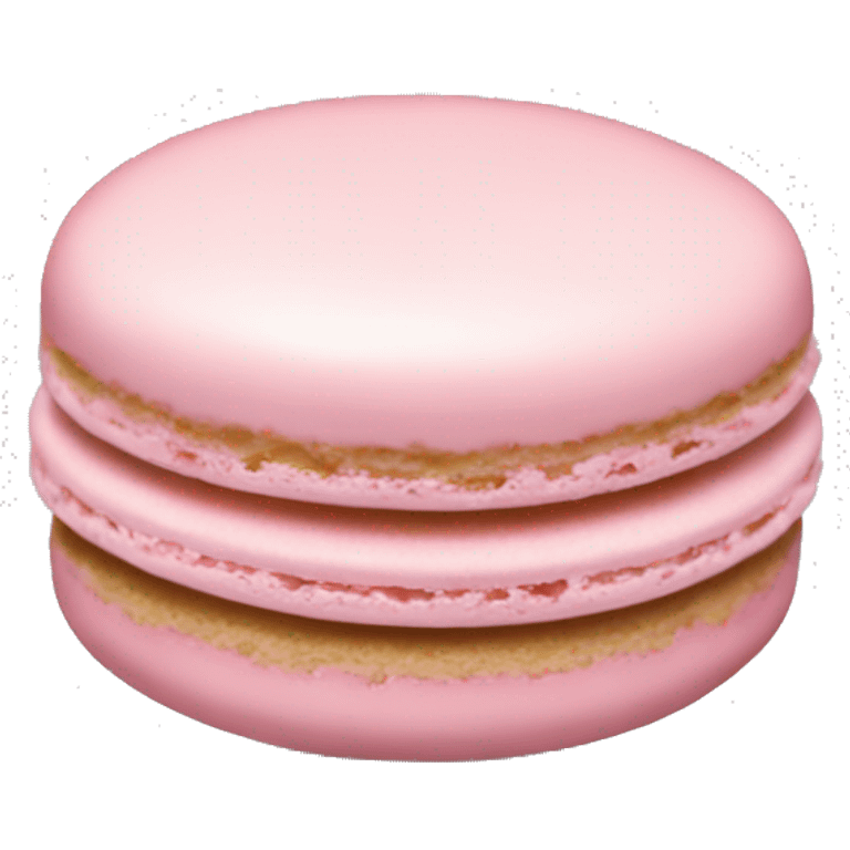 Light pink macaron emoji