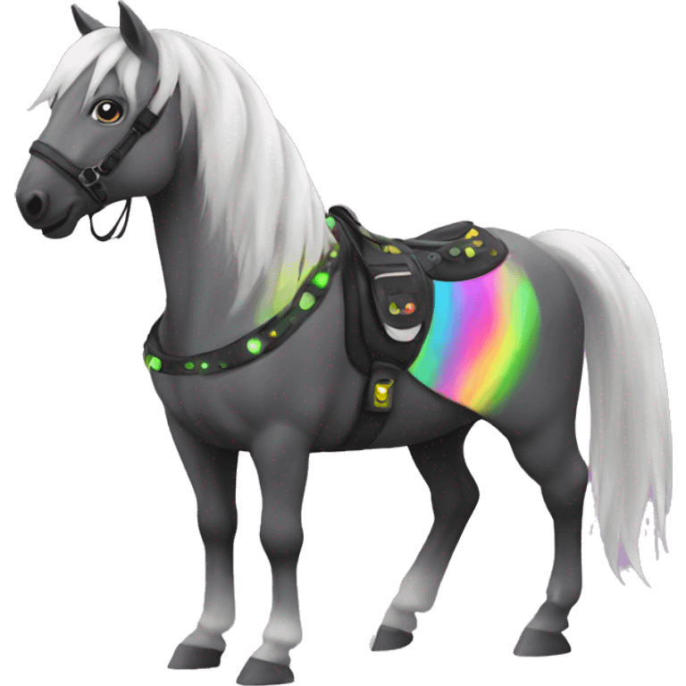 rave horse emoji