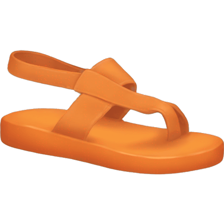 orange colored sandals with no oranges  emoji