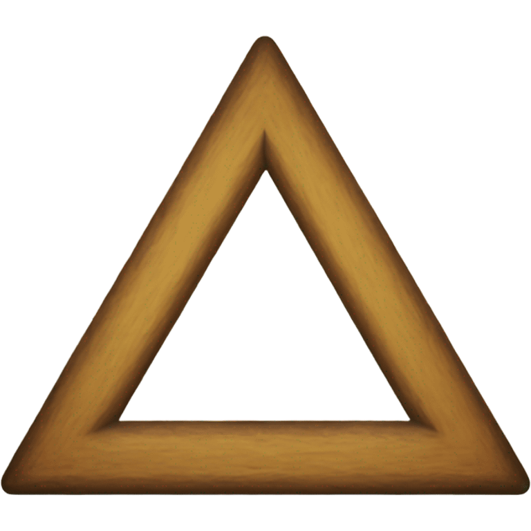 AA triangle with the circle around it emoji