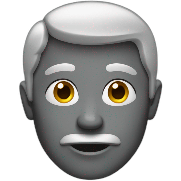 gray face emoji