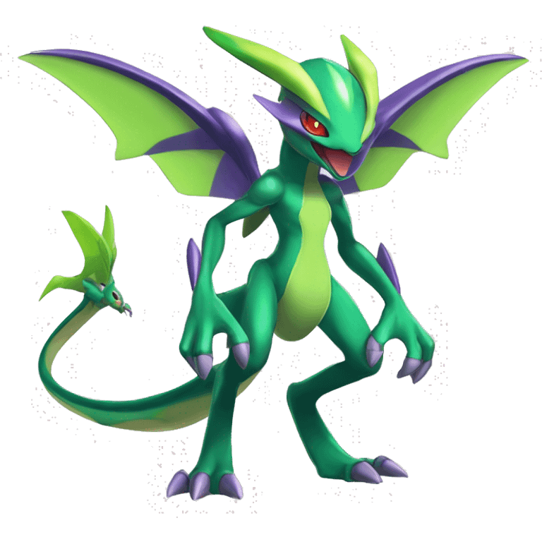 Anthro Cool Edgy Legendary Colorful Shy Shiny Fakemon-Pokémon-Genesect-Flygon-Fantasy-Creature With Full Body Detailed High Quality emoji