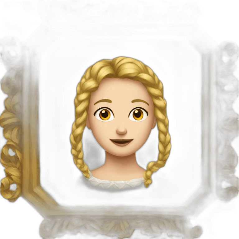 Art painting frame emoji