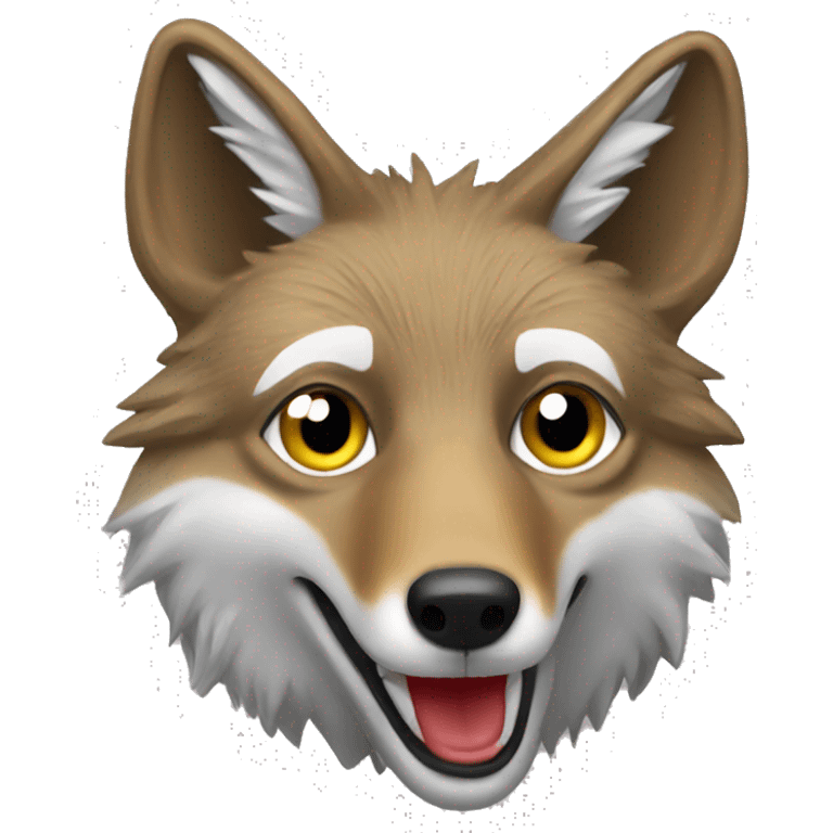 Coyote in Australia emoji