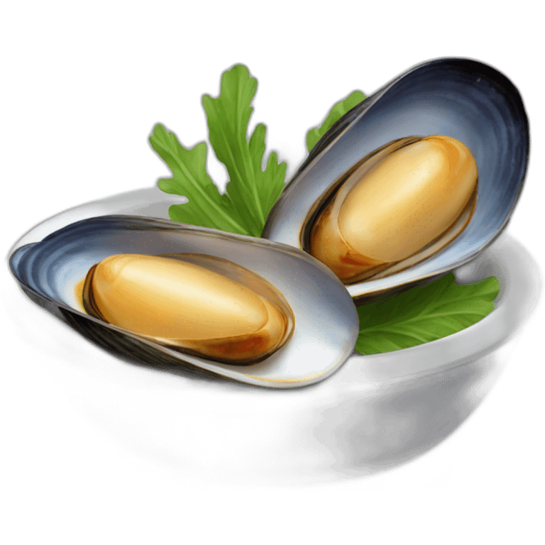 Mussel dish emoji