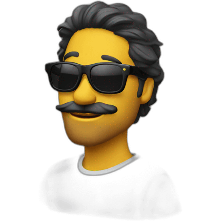 duckblack-sunglasses-smoke emoji