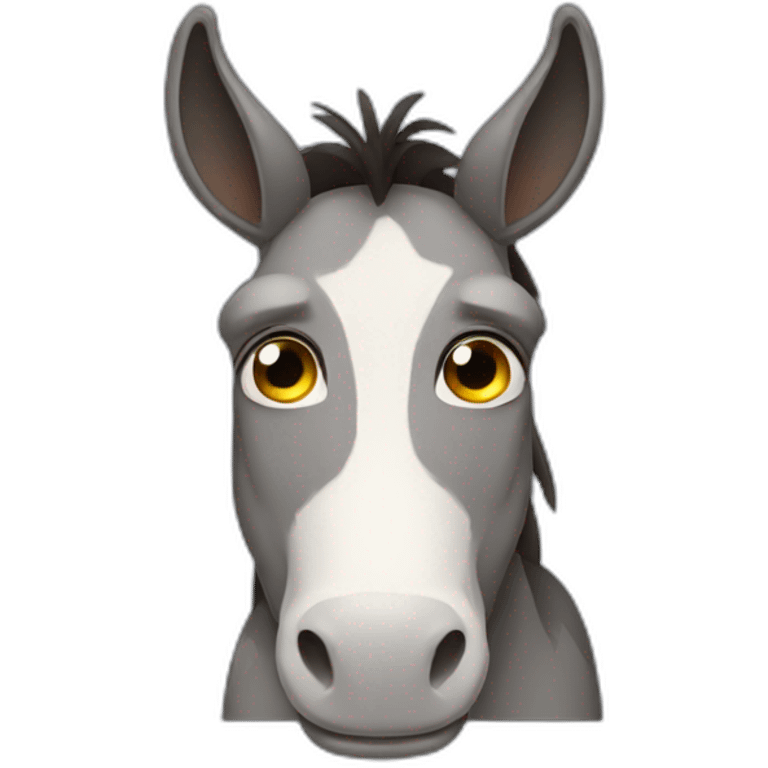 sad donkey emoji