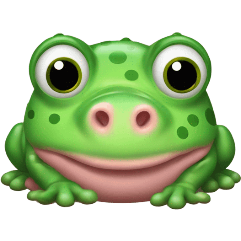 Frog and pig hybrid  emoji