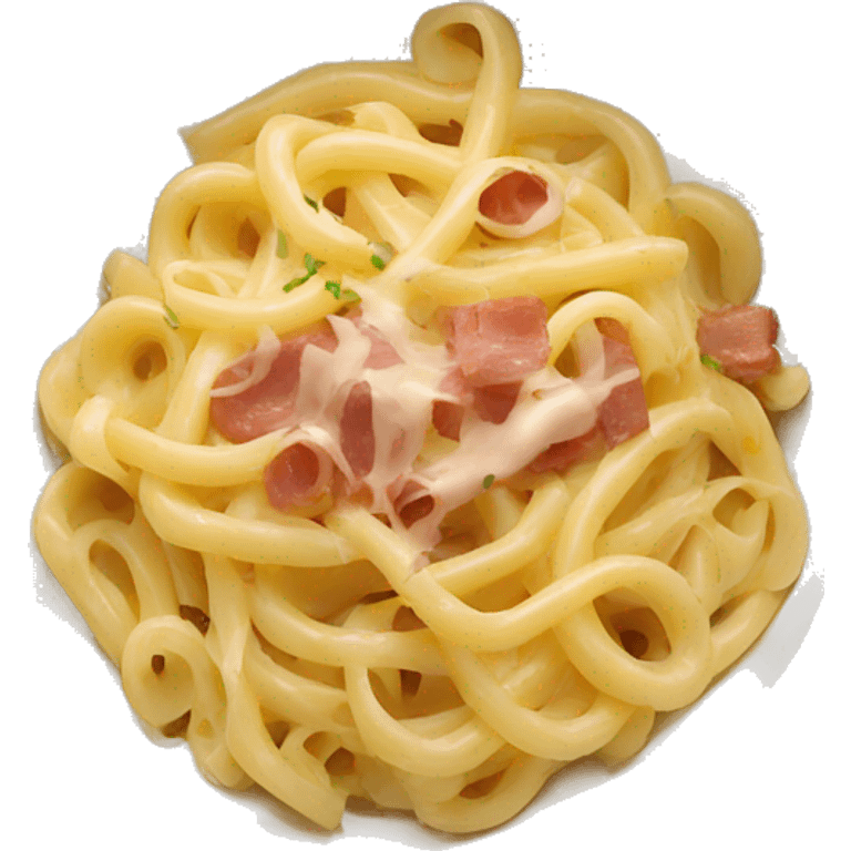 Carbonara pasta bowl emoji