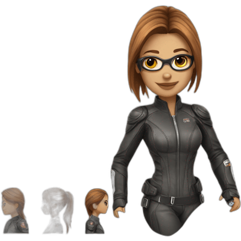 Moto girl emoji