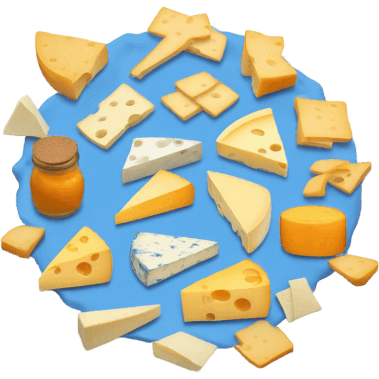 Cheese in bed  emoji