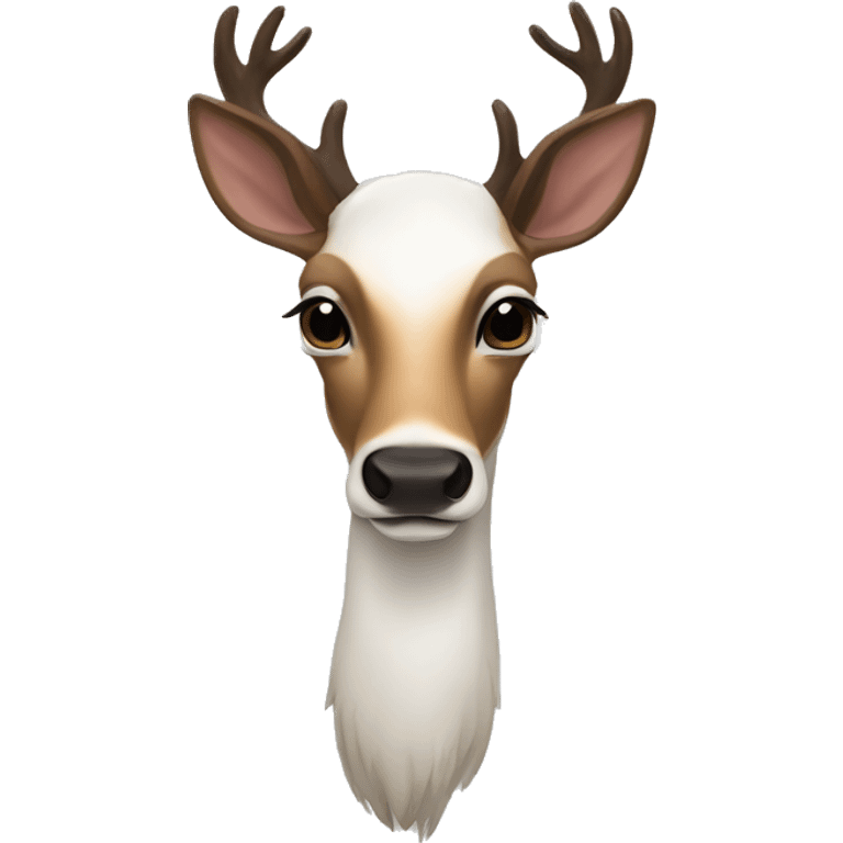 Piebald deer  emoji