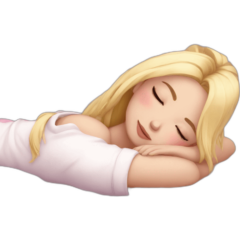 egirl sleeping cute emoji