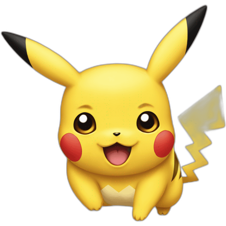 Pikachu dur flash emoji