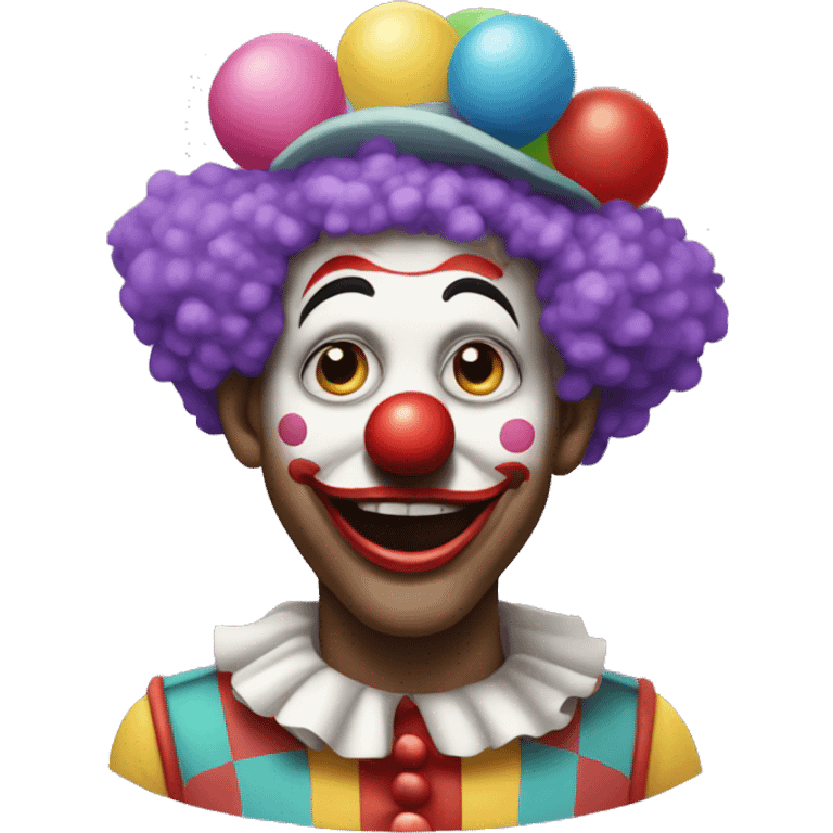 Suoer clown emoji