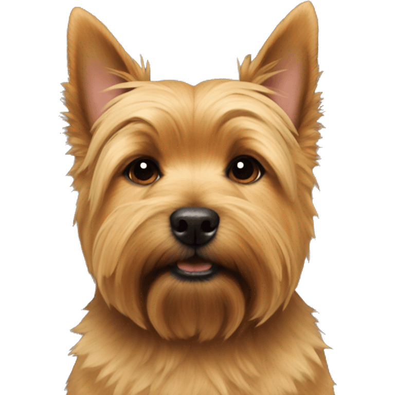 norwich terrier ears down emoji