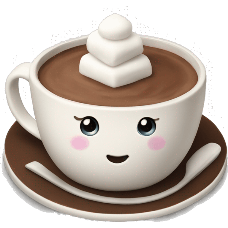 Hot Chocolate with Marshmallow  emoji