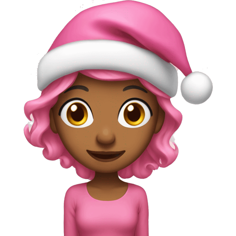 pink christmas  emoji