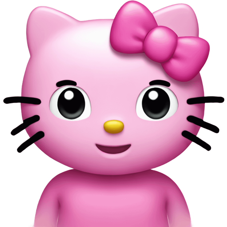 Pink hello kitty  emoji