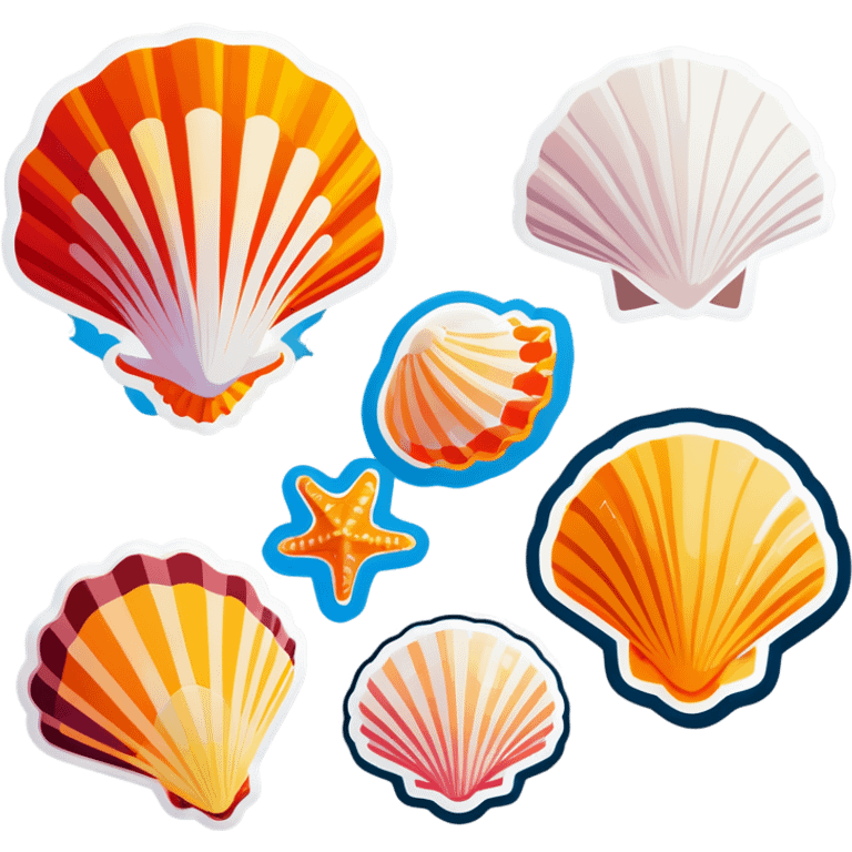 Sea shells emoji