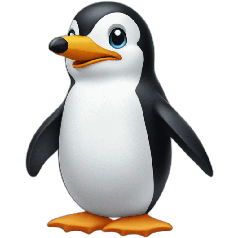 Penguin doing a thumb up emoji