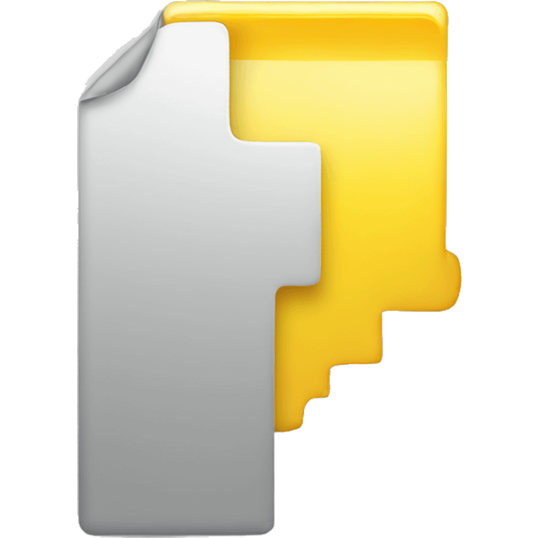 Yellow downloading icon emoji