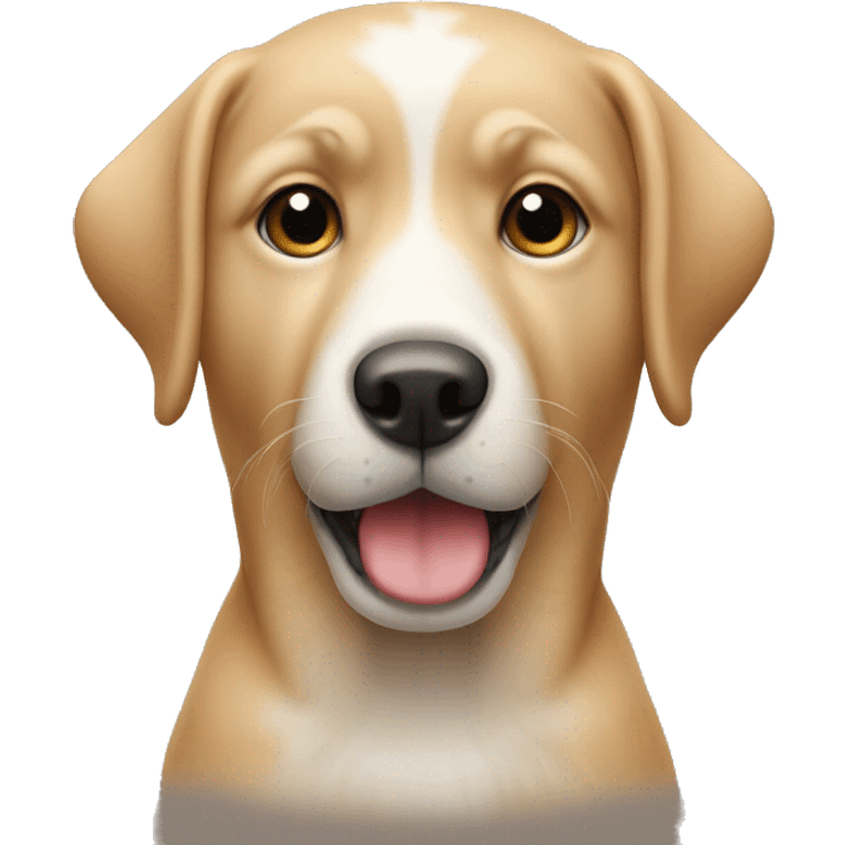 Een hond met een kont  emoji