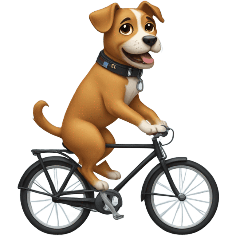 dog on a bike emoji