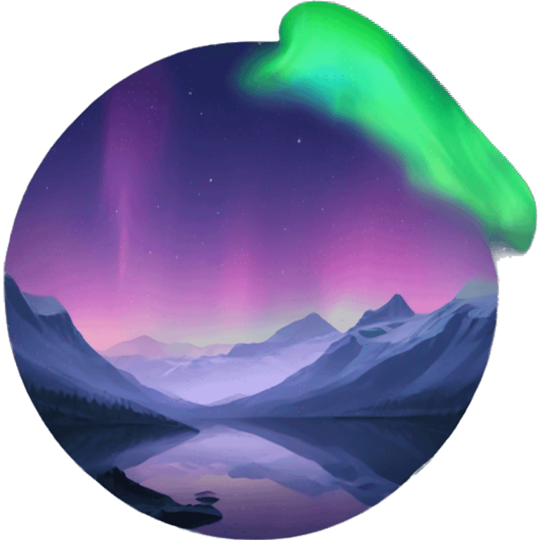 Aurora borealis emoji