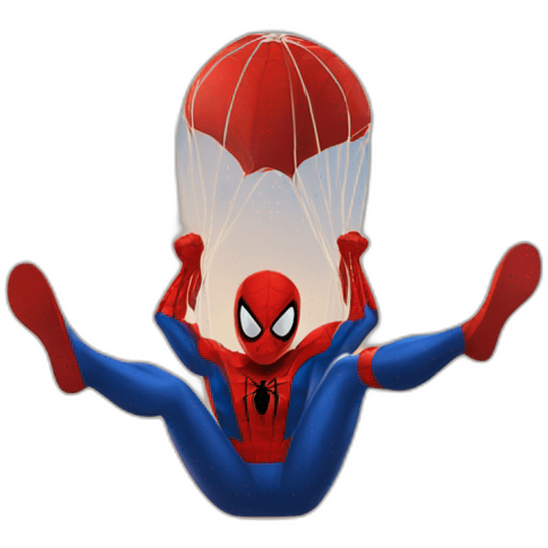 Spiderman sur Montgolfière emoji