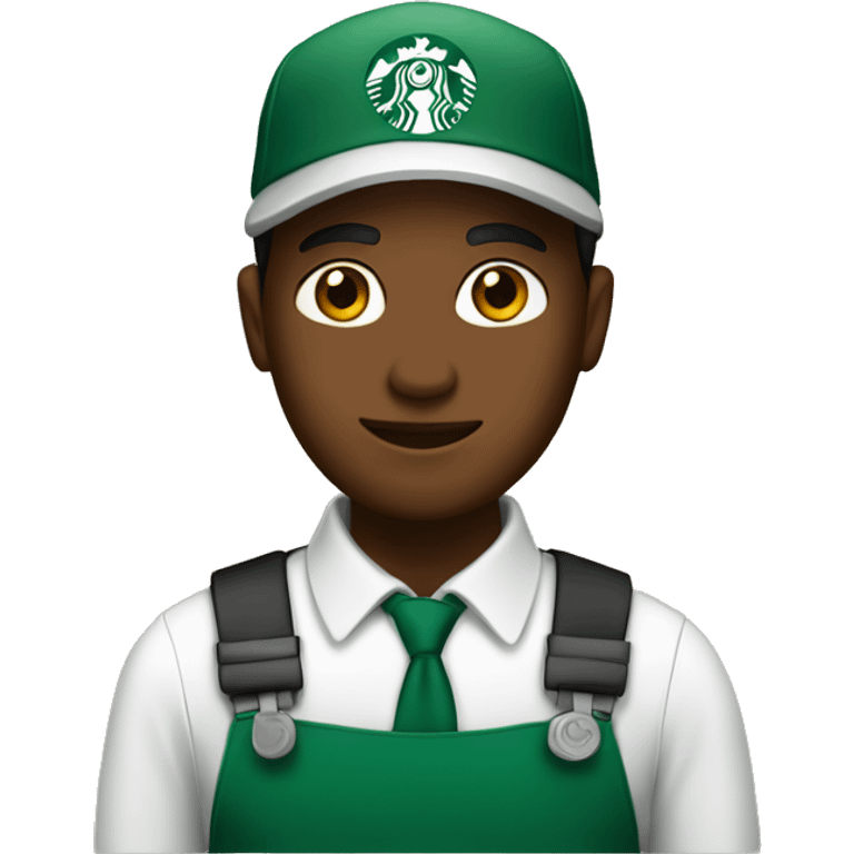 Starbucks worker emoji