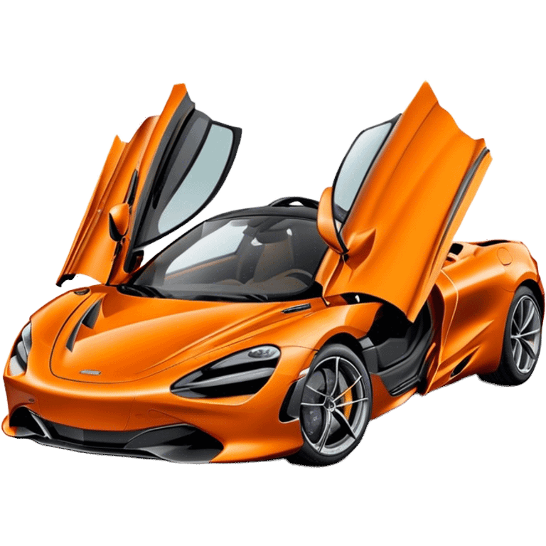 McLaren 720S - McLaren (Model Year: 2021) (Iconic colour: Orange) emoji