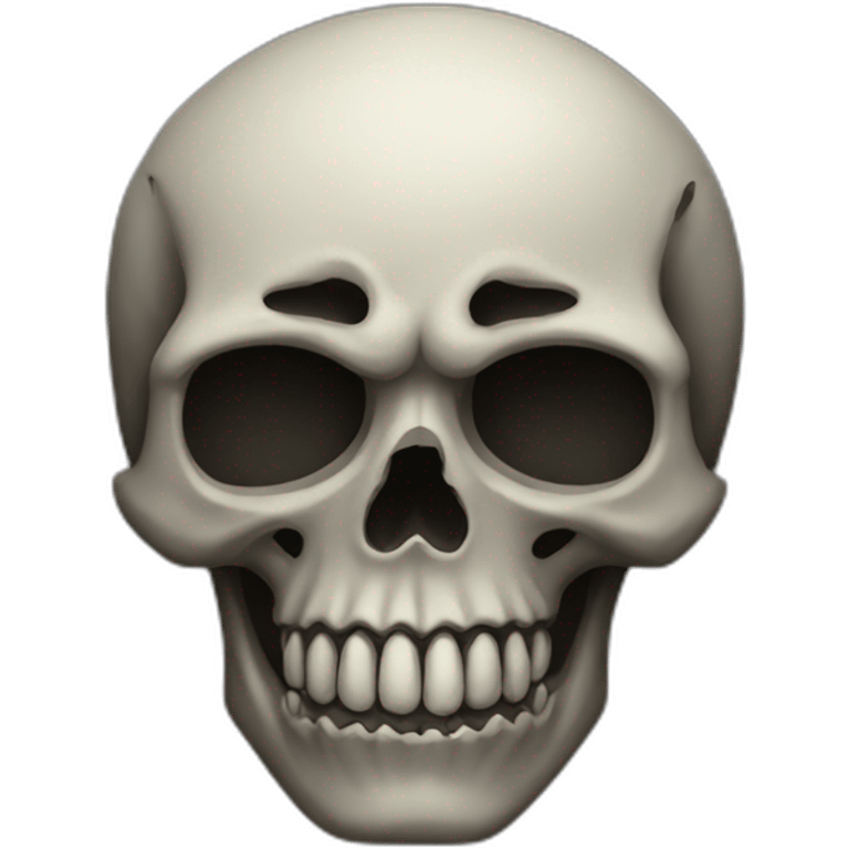 black skull emoji