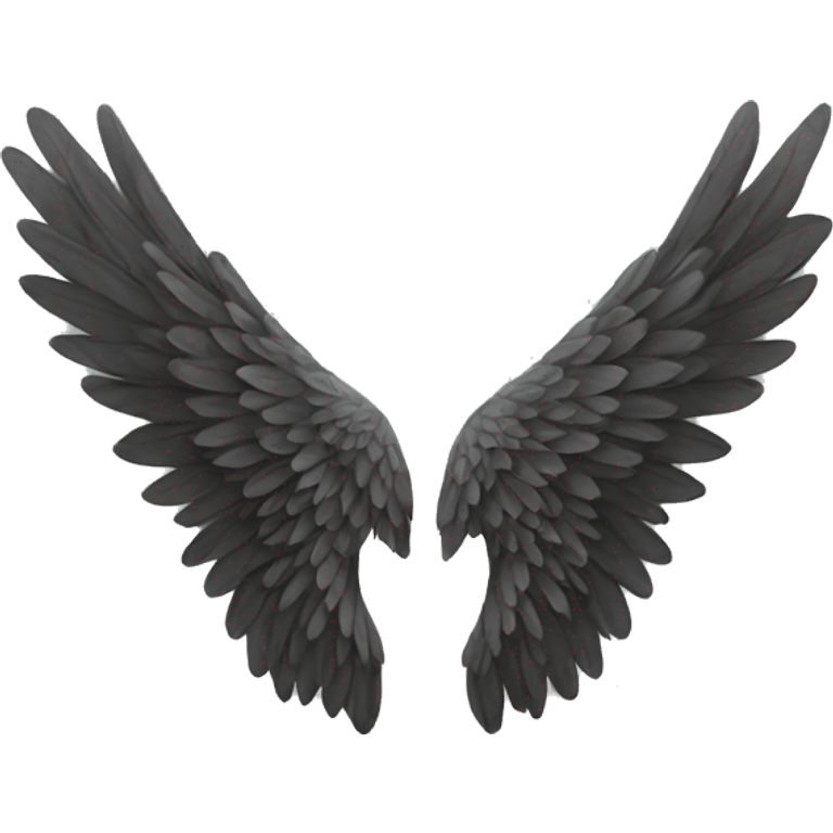 Two wings emoji