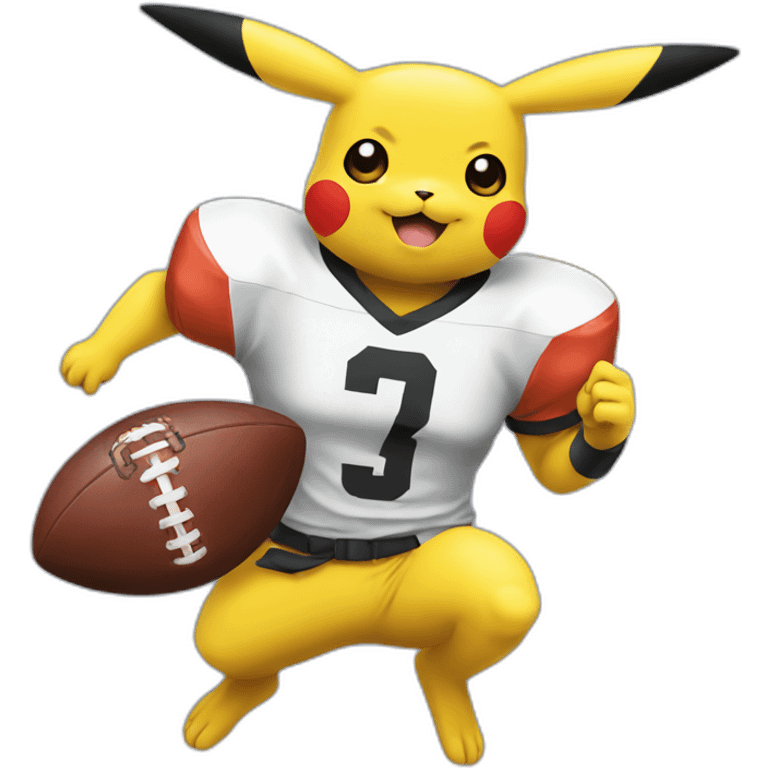 Pikachu football emoji