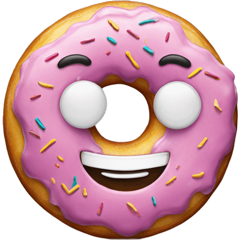 smiling donut emoji