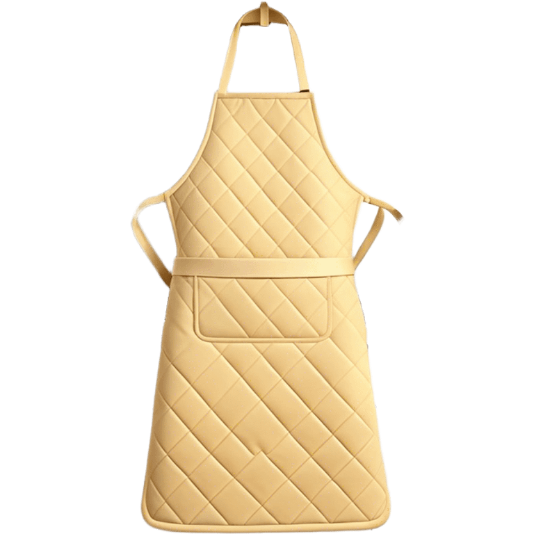 Cinematic Realistic Apron & Oven Mitts, a neatly folded soft pastel apron with subtle fabric textures, resting next to thickly padded oven mitts with a quilted pattern, warm golden kitchen lighting reflecting off the fabrics, evoking a sense of homely warmth and culinary creativity. emoji