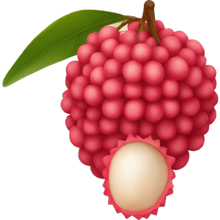 Lychee emoji