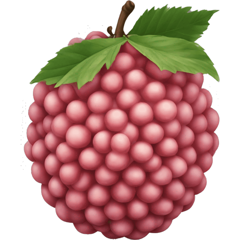 round lychee emoji