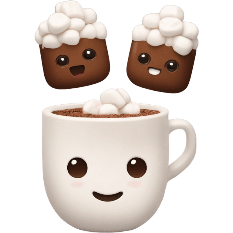 cocoa with marshmallow cocoa with marshmallow emoji