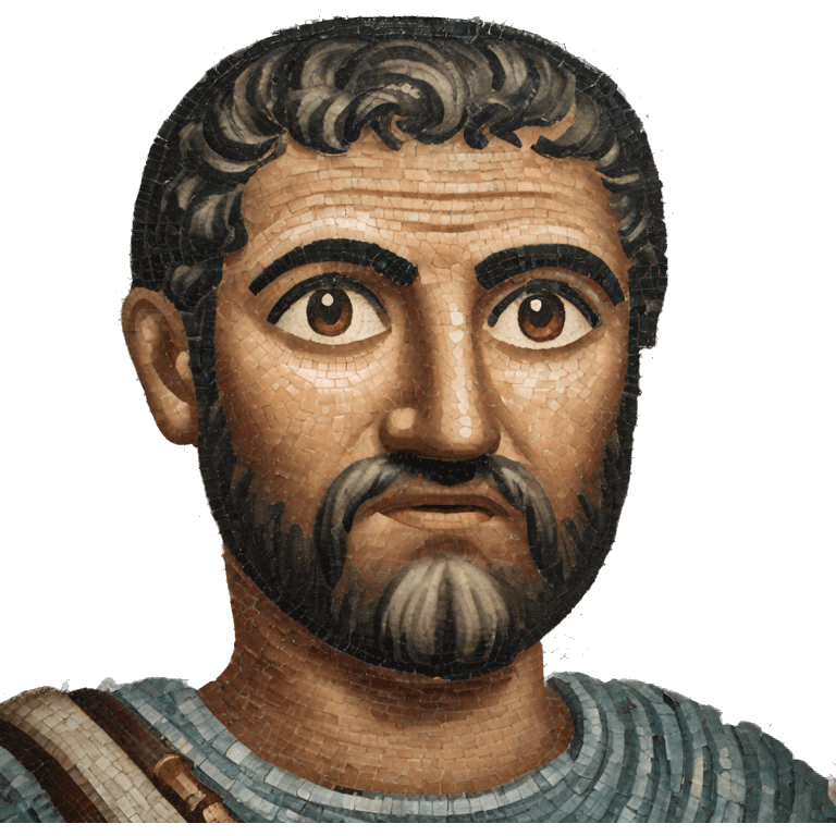 Flavius Belisarius ravenna mosaic emoji