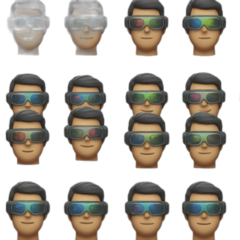 vr glasses as christmas present emoji