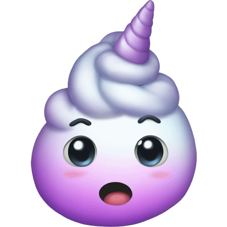 Unicorn poop emoji