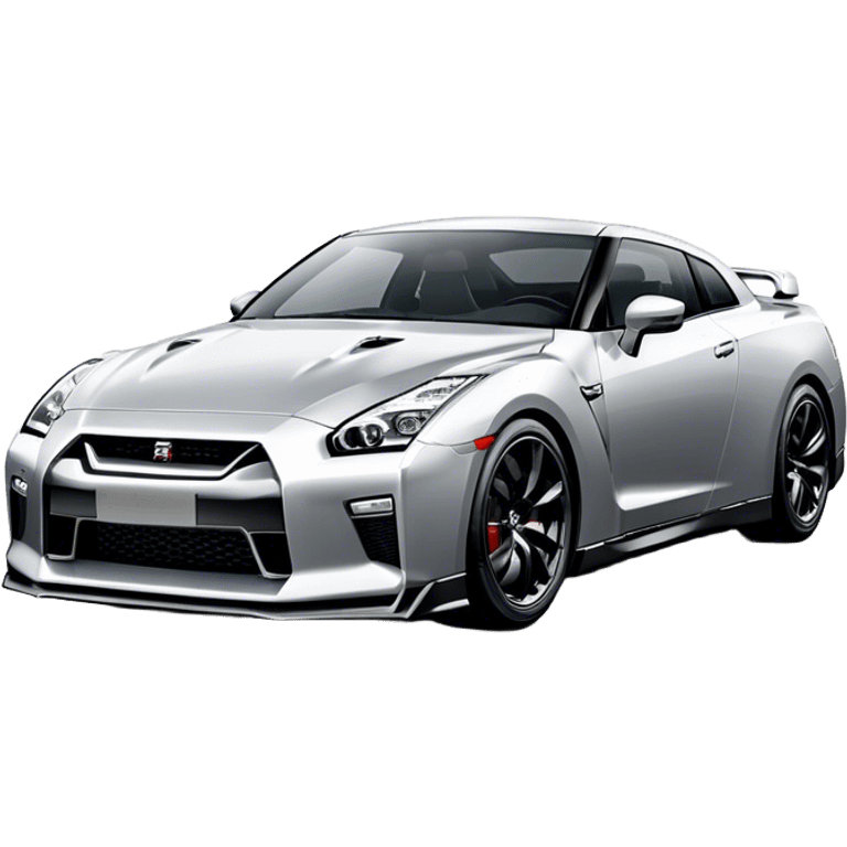 Nissan GT-R - Nissan (Model Year: 2022) (Iconic colour: Silver) emoji