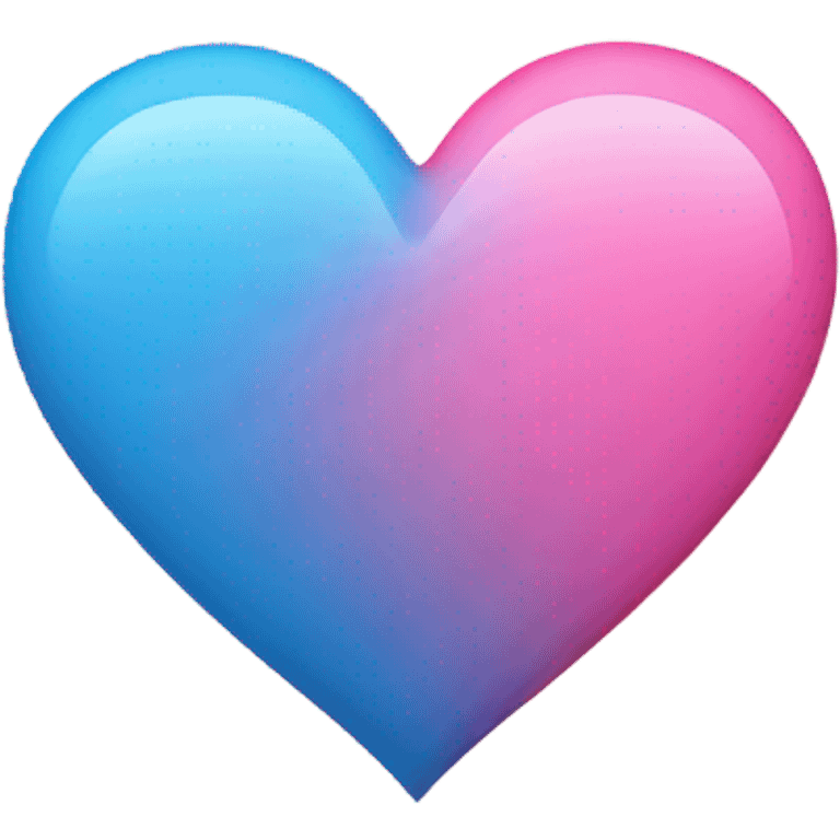 Pink and blue heart emoji