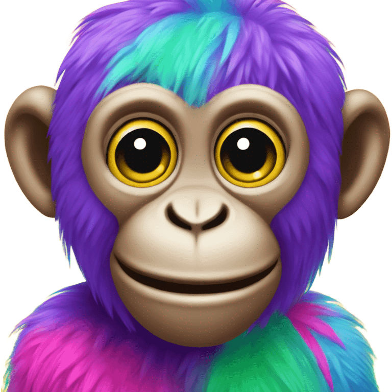 Lisa frank monkey emoji