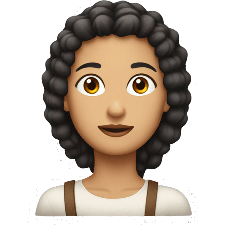 Morena pelo rido emoji