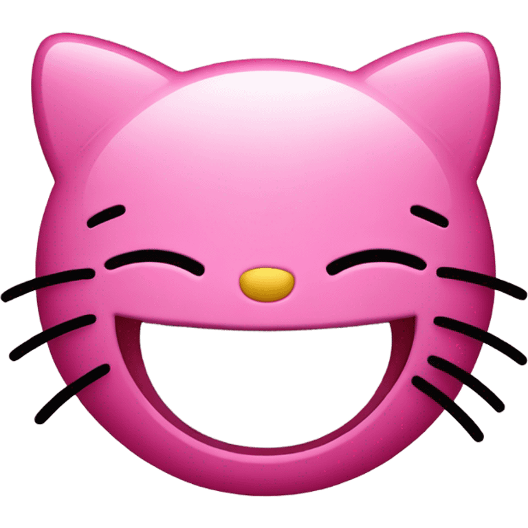 Hello kitty riendo emoji